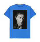 Bright Blue Printed T-shirt Front