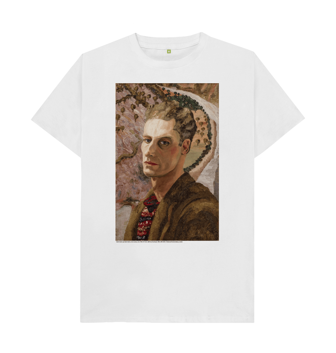 White printed t shirt front
