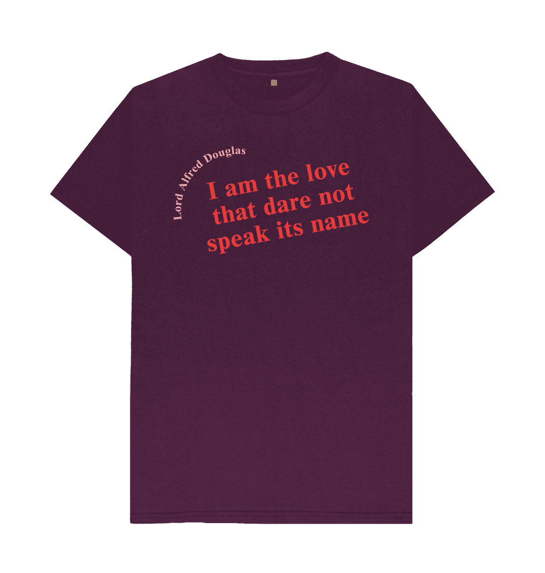 Purple printed t shirt front