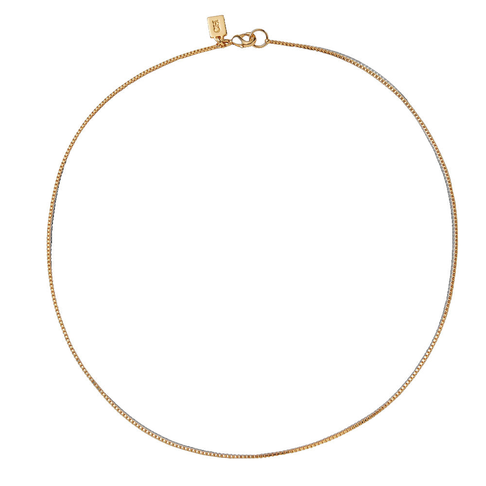 Box chain gold crystal haze