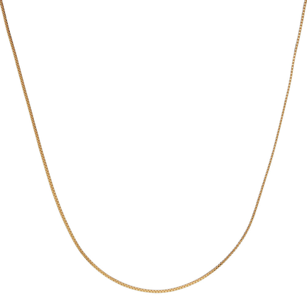 Box chain gold detail crystal haze