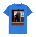 Bright Blue Printed T-shirt Front