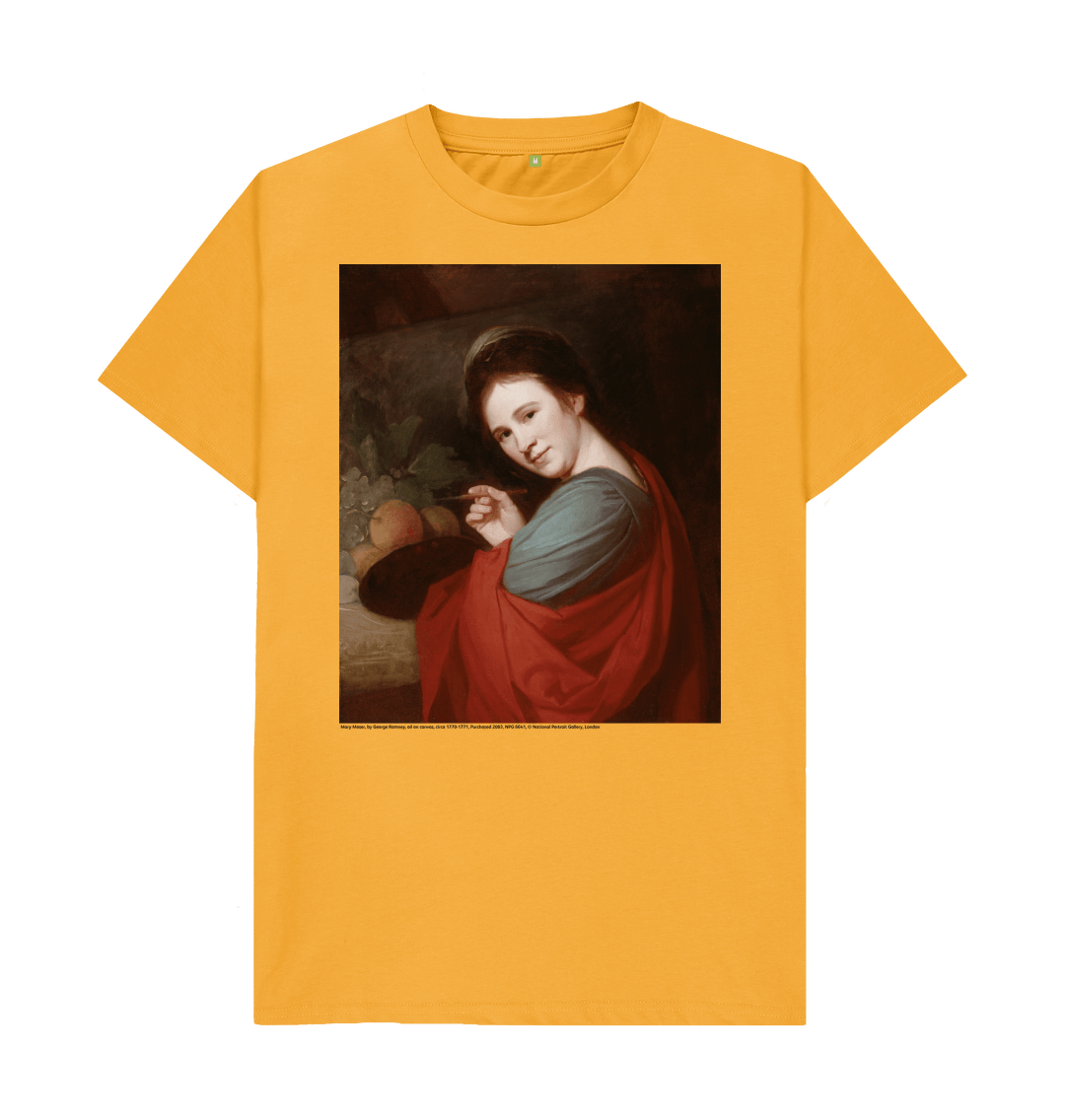 Mustard printed t shirt front