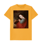 Mustard Printed T-shirt Front