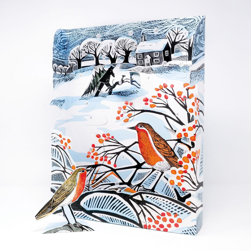 Bringing home the tree advent calendar