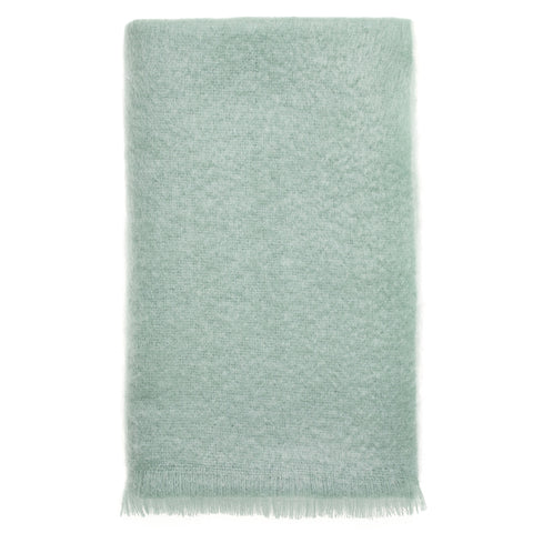 A light green wool scarf.