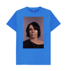 Bright Blue Printed T-shirt Front