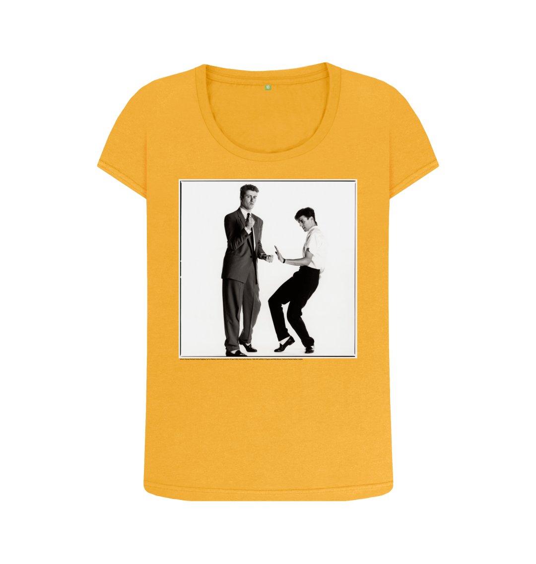 Mustard printed t shirt front