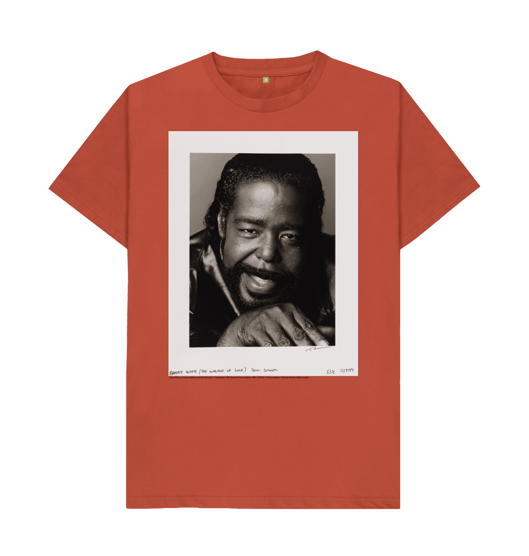 Rust printed t shirt front