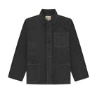 A charcoal corduroy button down shacket.  