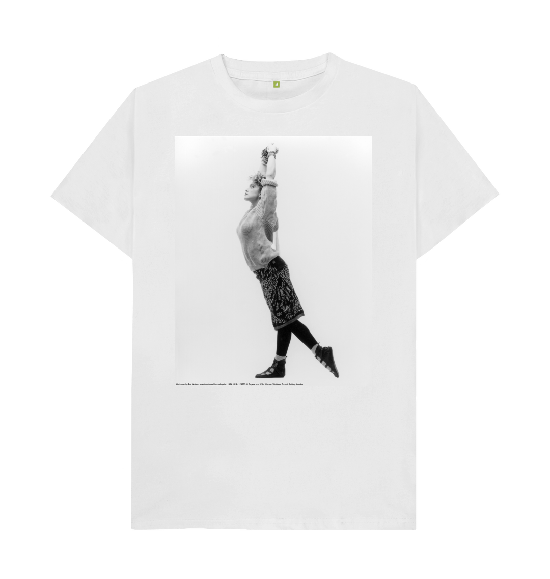 White printed t shirt front