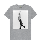 Athletic Grey Printed T-shirt Front