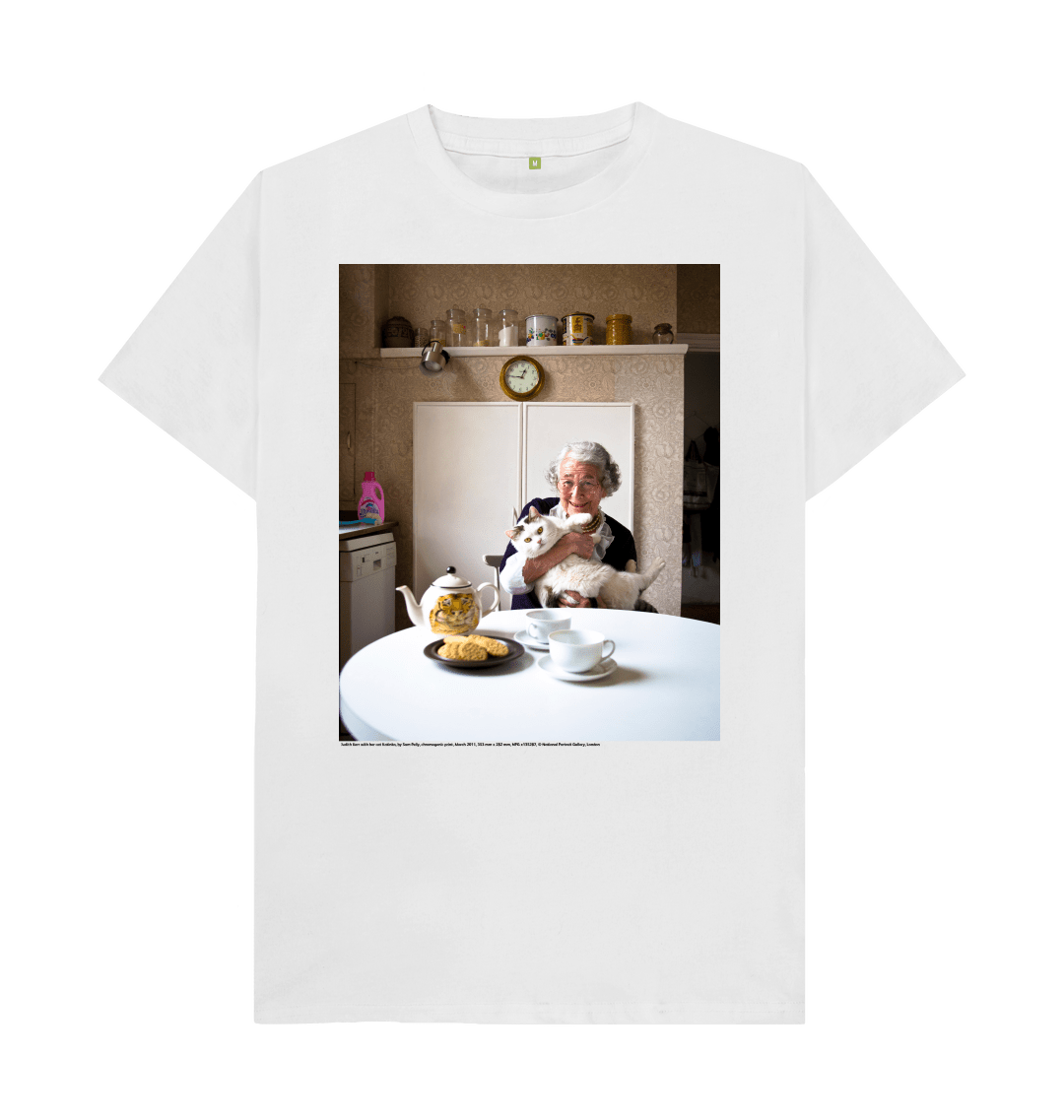 White printed t shirt front