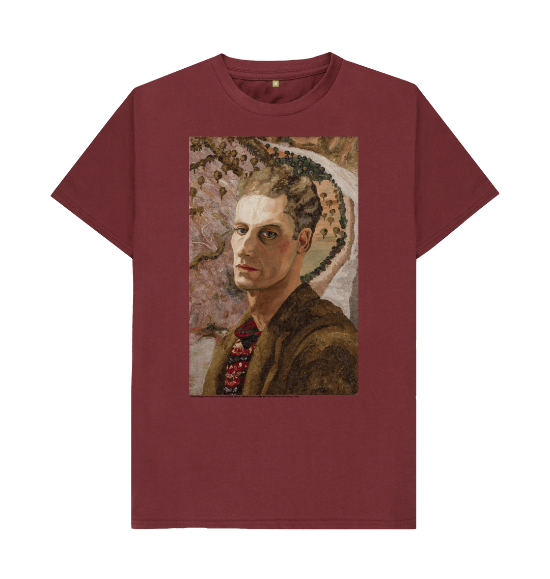 Red wine printed t shirt front