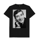 Black Printed T-shirt Front