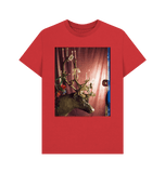 Red Reindeer by Yevonde Unisex Crew Neck T-shirt