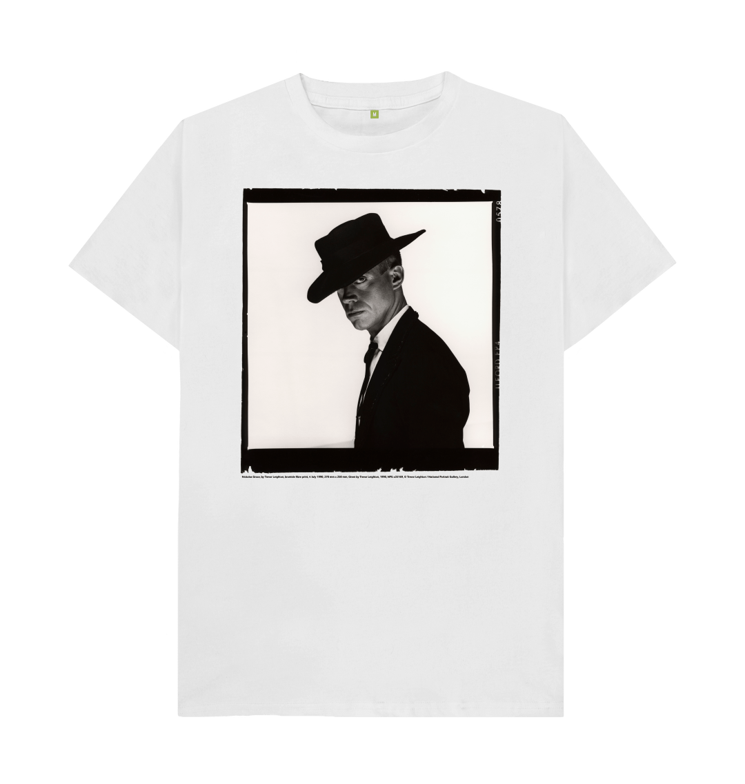 White printed t shirt front