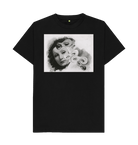 Black Printed T-shirt Front