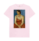 Pink Printed T-shirt Front