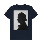 Navy Blue Printed T-shirt Front