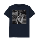 Navy Blue Printed T-shirt Front