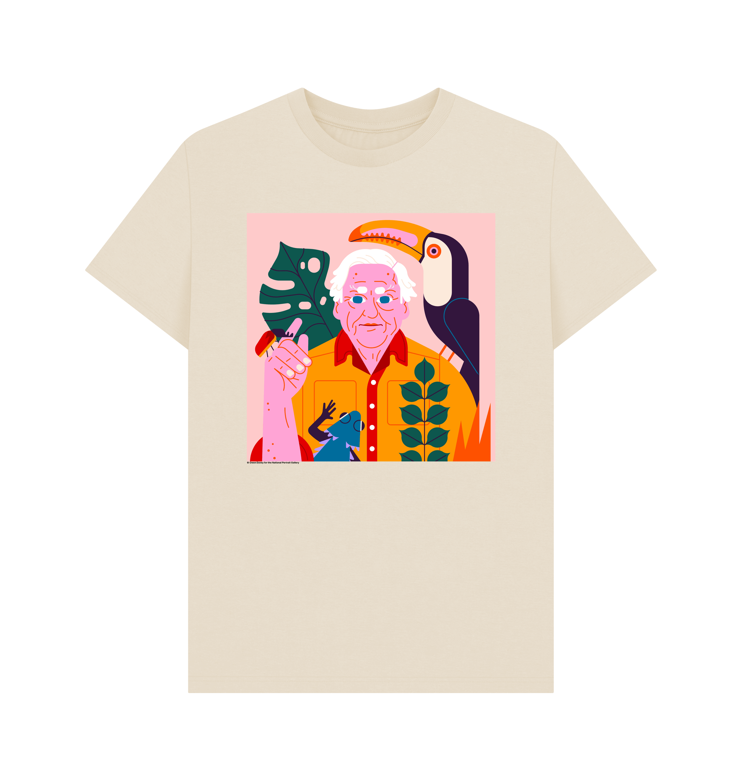 Oat printed t shirt front