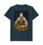 Denim Blue Printed T-shirt Front