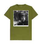 Moss Green Printed T-shirt Front