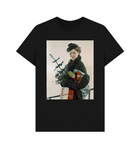 Black Ann Todd by Yevonde Unisex Crew Neck T-shirt