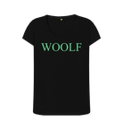 Black Printed T-shirt Front