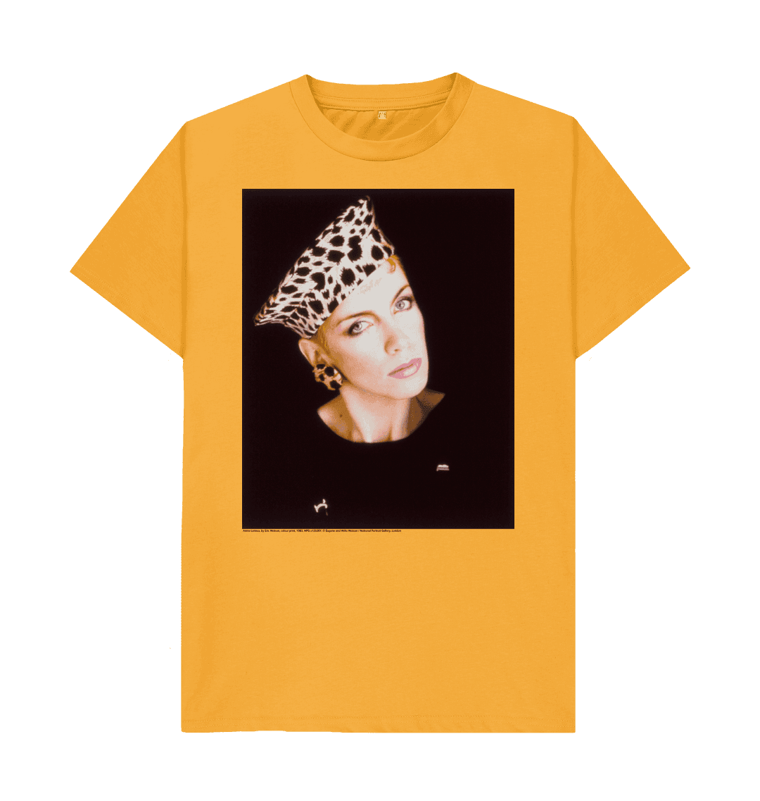 Mustard printed t shirt front