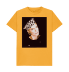 Mustard Printed T-shirt Front