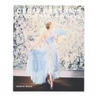 Cecil Beaton's Fashionable World book cover with a woman in a blue dress holding a fan against a painterly background wall.