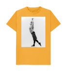 Mustard Printed T-shirt Front
