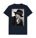 Navy Blue Printed T-shirt Front