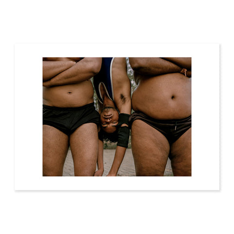 Chotu Lal Upside-down by Carl Francois van der Linde, Taylor Wessing Photo Portrait Prize 2023, Postcard