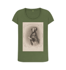 Khaki Printed T-shirt Front
