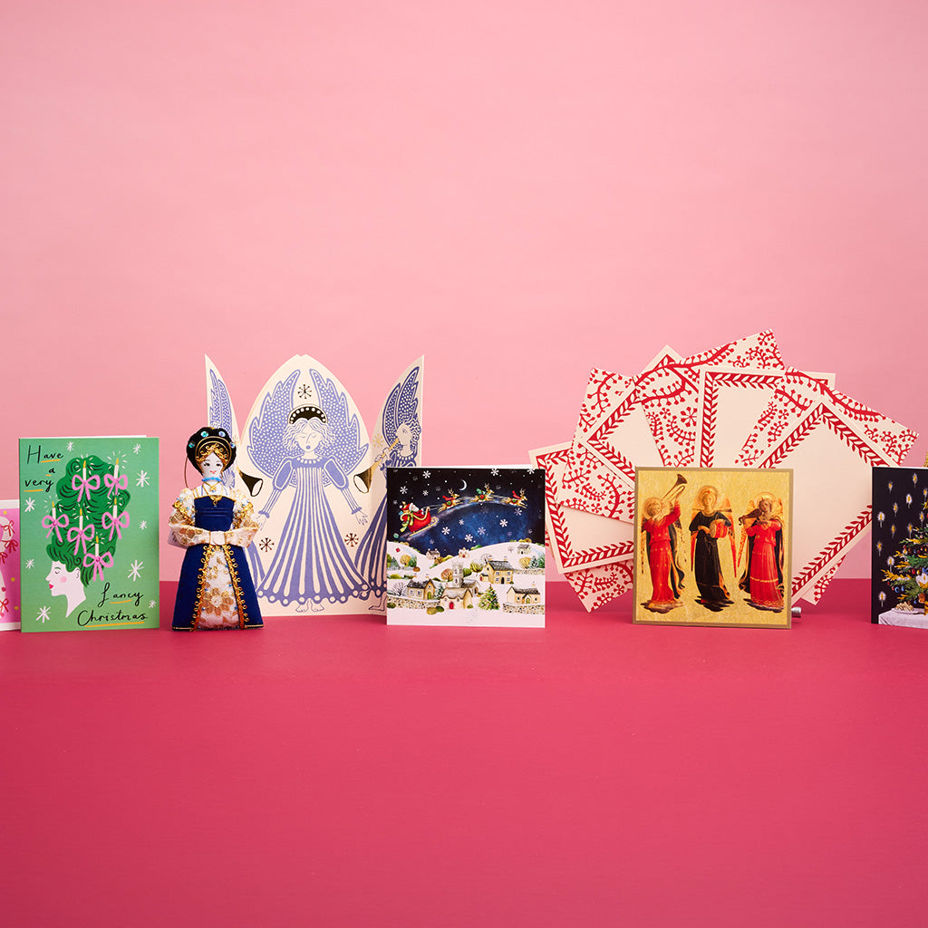 Christmas cards calendars decorations collection square