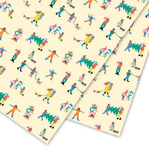 Christmas Preparation Wrapping Paper