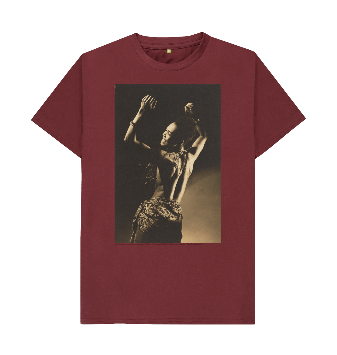 Red wine printed t shirt front