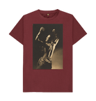 Red Wine Printed T-shirt Front