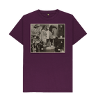 Purple Printed T-shirt Front
