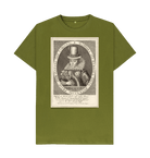Moss Green Printed T-shirt Front