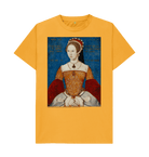 Mustard Printed T-shirt Front