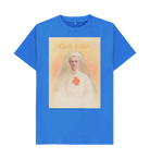 Bright Blue Printed T-shirt Front
