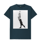 Denim Blue Printed T-shirt Front