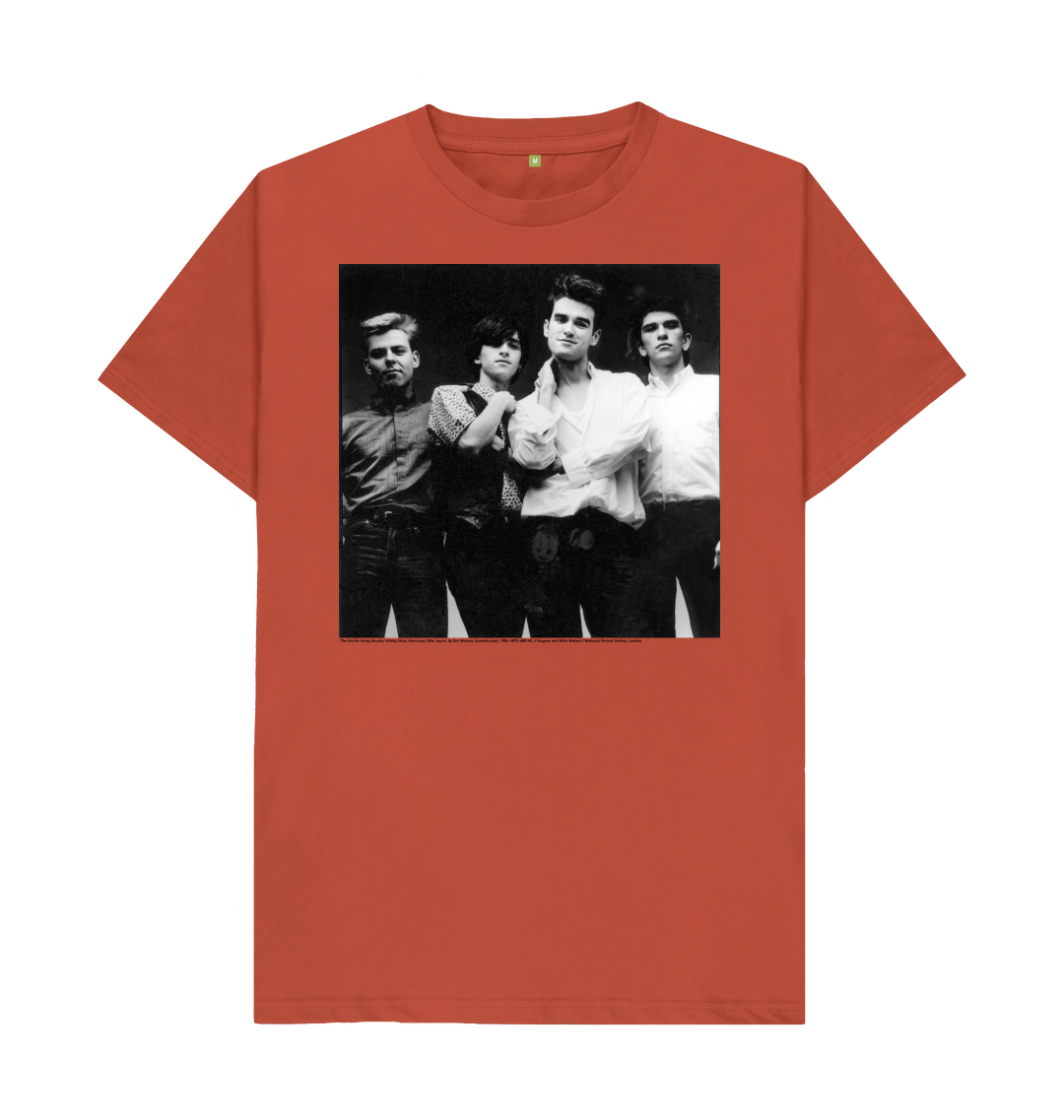 Rust printed t shirt front