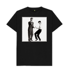 Black Printed T-shirt Front