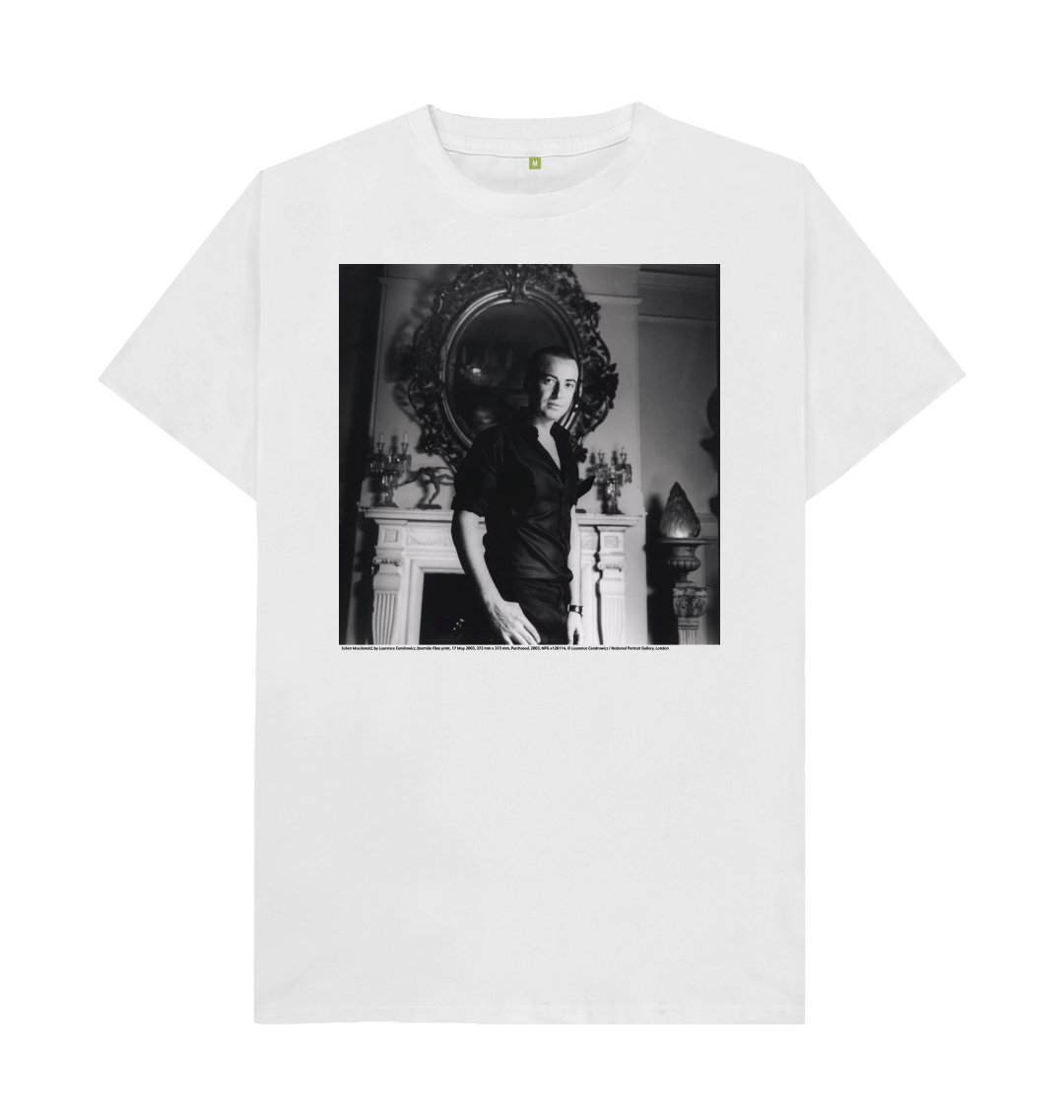 White printed t shirt front