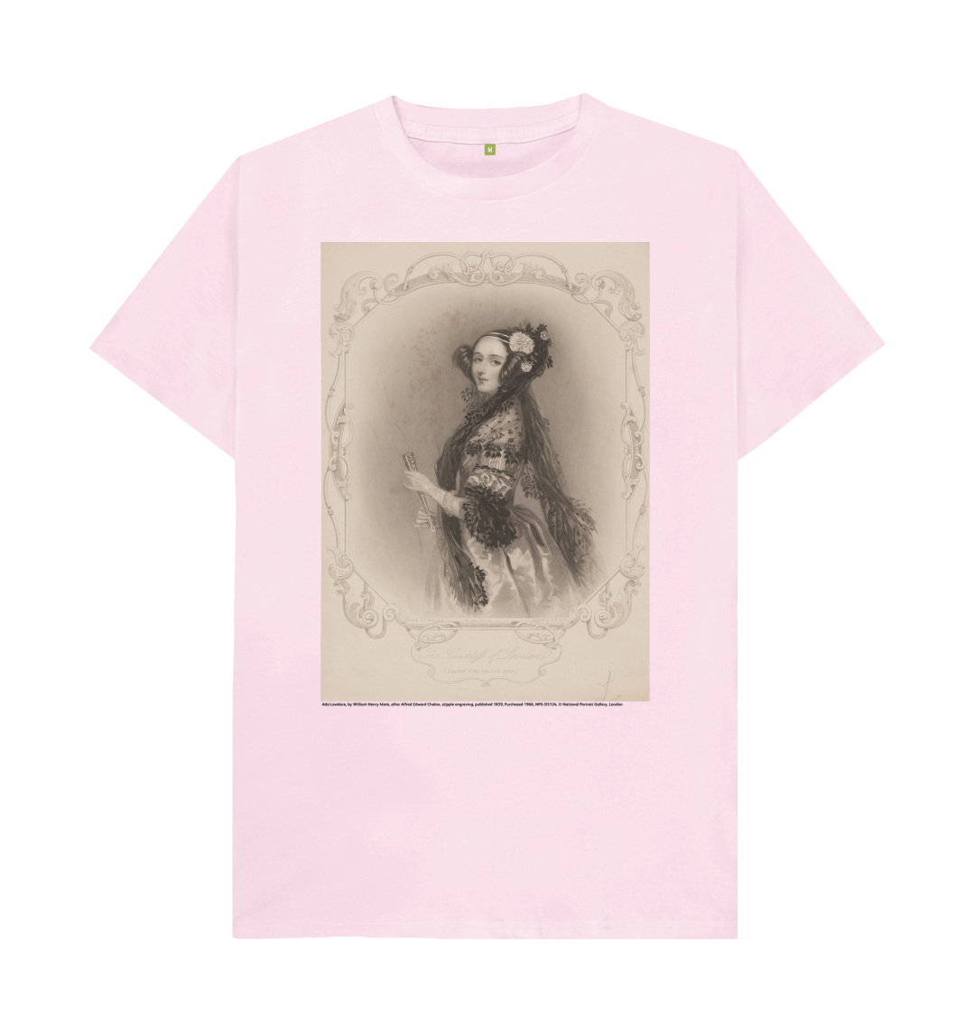 Pink printed t shirt front